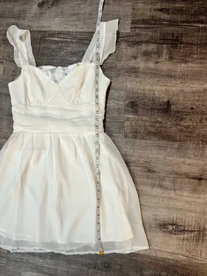 PRINCESS POLLY So Sweet Mini Dress in White thumbnail 7