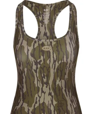 Ray Mossy Oak Tank Green thumbnail 2