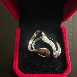 Chunky Gold Statement Ring for Women Gold Knuckle Ring Size 7 thumbnail 3