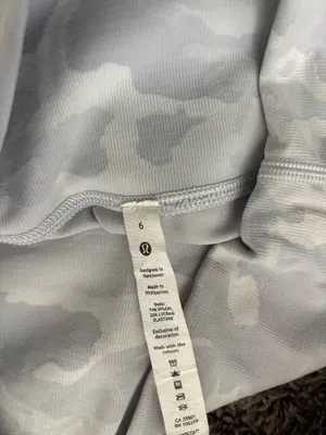 Lululemon White camo leggings  thumbnail 3