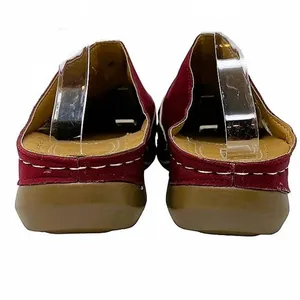 NWOT ~ Bohemian Flower Clog Mules Dark Red Boho Hippie Chic Shoes ~ Women's 9 thumbnail 7