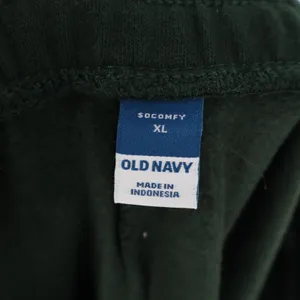 Old Navy Socomfy Sweatpants Womens XL Olive Green Cotton Cargo Pockets Wide Leg thumbnail 2