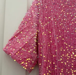 Pink sequin dress Size XL thumbnail 4