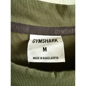 Gymshark Womens Medium Olive Green Long Sleeve Oversized Training Top Seam 4110 thumbnail 5