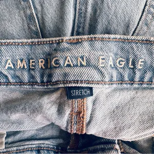 American Eagle Outfitters Light Blue Denim Frayed Hem Women's Shorts thumbnail 9