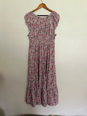 Old Navy floral maxi dress (L) thumbnail 6