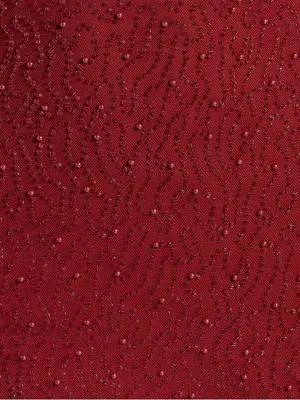 Windsor Red Beaded Mini Dress NWT Backless Strappy Bodycon Size Small thumbnail 3