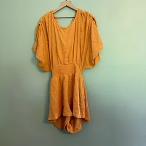 nwt new free people Pietro Romper Suntan size medium M thumbnail 3