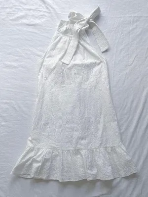 Vineyard Vines White Drop Waist Dress thumbnail 2