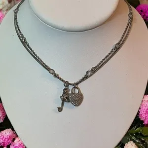 Juicy Couture Key to my Heart necklace thumbnail 1