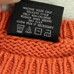 Polo Jeans Co Ralph Lauren Orange Cotton Blend Knit Sweater S Shoulder Button‎ thumbnail 5