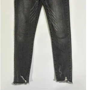 Risen Los Angeles Womens 27/5 Faded Black High Rise Distressed Skinny Jeans thumbnail 9