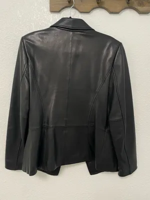 Classiques Entier Black leather jacket thumbnail 3