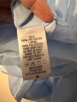 Storia Deep V-Neck Sheen Mini Dress in Sky Blue Size Medium NWT thumbnail 7