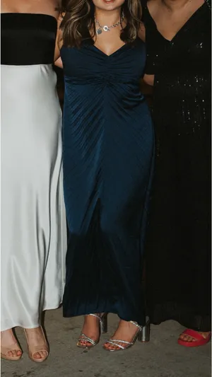 Abercrombie Giselle Pleated Maxi Dress thumbnail 6