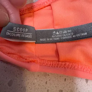 Aerie‎ Women Neon Pink Ruffle Scoop Neck Bikini Top Small S Tie Back Swimwear thumbnail 6