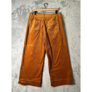 Maeve Anthropologie The Colette Corduroy High Rise Wide Leg Pants Size 32 thumbnail 3