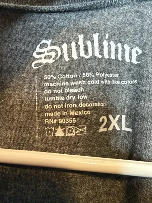 Sublime Gray Long Beach CA Graphic T-Shirt Size 2XL Band Tee Ska Rock Music Top thumbnail 3