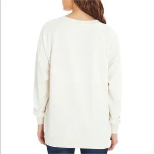 Wildfox Leopard print kiss lips oversized statement sweatshirt size medium thumbnail 6