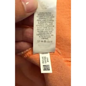 Aerie waffle knitted Women's sweater oversized sweater Orange Coral sz. M thumbnail 8