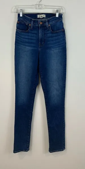 Madewell The Mid Rise Perfect Vintage Jean Medium Wash Size 24T thumbnail 1