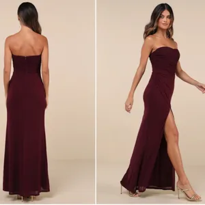 LULUS Prom Wedding Formal Bustier Modern Chic Sexy Classic Maxi Dress thumbnail 4