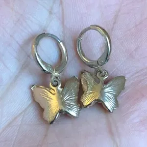 Free People 14k Gold Butterfly Earrings thumbnail 6