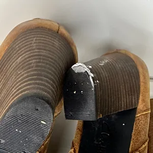 Clarks Indigo Brown Leather Ankle Boots thumbnail 7
