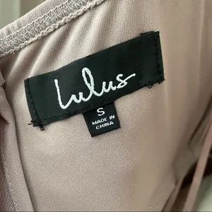 LuLu’s Air of Romance Dusty Lavendar Taupe Maxi Dress S thumbnail 8