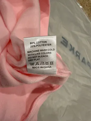 Parke varsity mockneck sweatshirt sprinkle pink and blue S/M thumbnail 8
