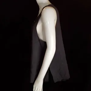 Revolve ROI Black Lace-Up Tank Top (M) thumbnail 4