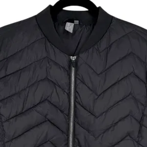 Sweaty Betty Women's Glacier Quilted Bomber Jacket Puffer‎ Coat Black Size Large thumbnail 5