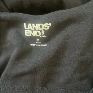 Lands' End Black Sleeveless Midi Dress Size‎ Medium thumbnail 3
