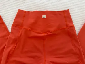 Vuori Studio Leggings Pocket Grapefruit Small thumbnail 5