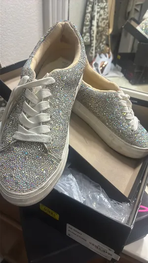 Betsey Johnson SB Sidny rhinestone women’s tennis shoe thumbnail 1