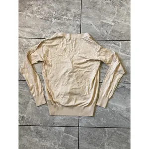 Quince Organic Cotton Cashmere Blend Cardigan Sweater Beige XS LB30100-STIEC thumbnail 6