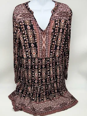 Knox Rose Multicolor Patterned Top thumbnail 1