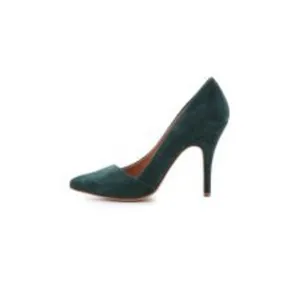 Madewell The Mira Suede‎ Point Toe Heels in Green Size 6 thumbnail 9