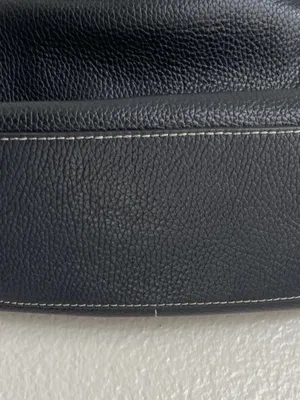 Dooney & Bourke Pebble Grain Classic Black Leather Hobo Handbag Adjustable thumbnail 6