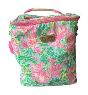 LILLY PULITZER - Fruity Flamingo - Insulated Beach‎ Cooler Carrier Soft Bag NWT thumbnail 1