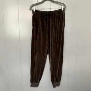 Fear of God Essentials Iron Black Gray Pull-on Velour Lounge Joggers Pants M thumbnail 3