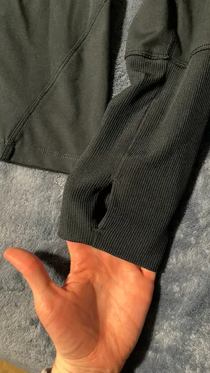 Yogalicious Dark green yoga long sleeve too thumbnail 2