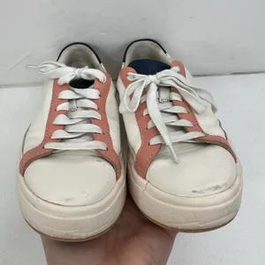 Kizik Vegas Clover Men’s 4.5 Women’s 6 Hands Free Shoes Sneakers Coral‎ Cream thumbnail 9