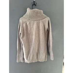 Gap Womens Lambswool Blend Cowl Neck Sweater Taupe Tan‎ Pockets Small thumbnail 4