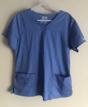Cherokee Workwear Core Stretch Scrub Top thumbnail 1