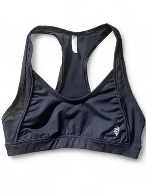 Free People Movement Out of Your League Yoga Sports Bra Racerback Sz S in Black thumbnail 2