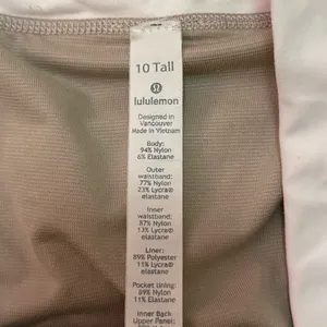 Lululemon Athletica BNWOT white speed shorts 10 tall thumbnail 5
