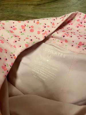 NWT! Blogilates Viral Taylor Swift Popflex Ballerina Skirt Skort Pink Floral Medium thumbnail 6