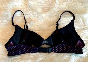 5/$25 Animal print & polka dot bra underwire lightly padded 36A thumbnail 2