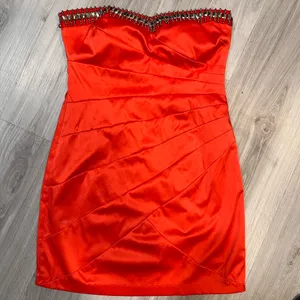 B. DARLIN Elegant Red Strapless‎ Dress thumbnail 2